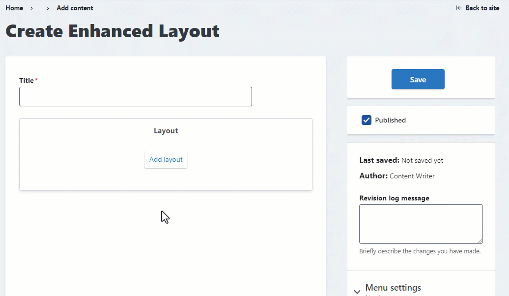 Demonstration of adding a Marquee Carousel to a site