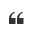 Blockquote icon in the Body editor - large quotation marks.