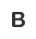 Bold icon in the Body editor - a bold capital letter B.