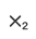 Subscript icon in the Body editor - a capital X with a subscript numeral 2.