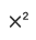 Superscript icon in the Body editor - a capital X with a superscript numeral 2.