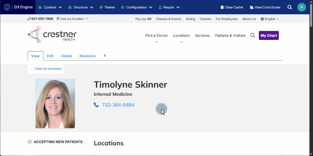 Demonstration of clicking the Sources tab on a provider and expanding the ALL FIELDS dropdown and an individual dropdown.