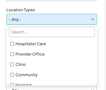 Multiselect filter changes