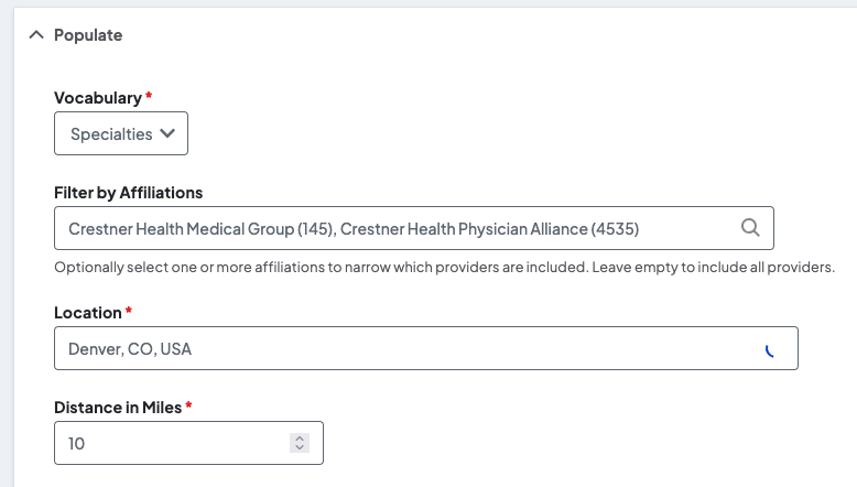 Local search example
