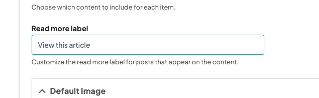 Read more label bug fix