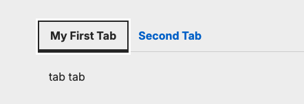 Invisible keyboard focus on tabs