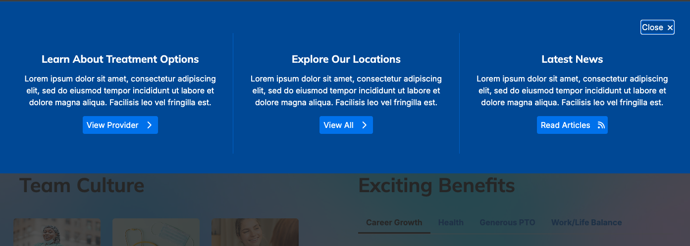 Sticky CTA accessibility update